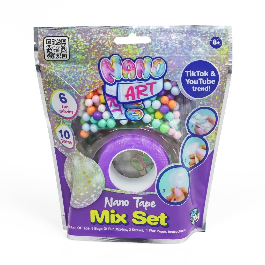 White Smoke Nano Art Tape Mix Set Purple 238123 HALSON ENTERPRISE purp.jpg Arts and Crafts