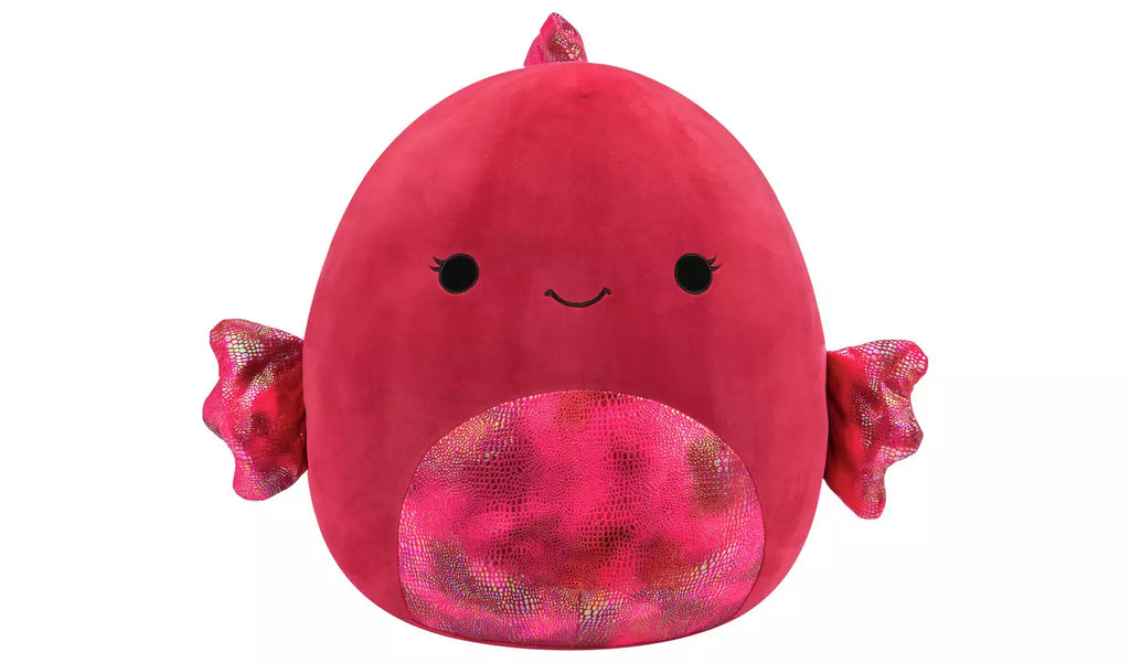 Squishmallow Big Raspberry Fish Barella