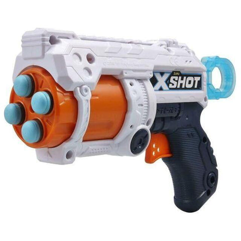 Light Gray Reflex 6 Gun by Zuru X Shot - Quick Draw Fun for Kids Toyzoona zuru-x-shot-reflex-6-gun-toyzoona.jpg Battling Toys