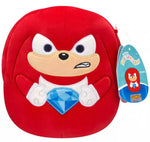Squishmallow Red Knuckles Sonic Holding Blue Emerald