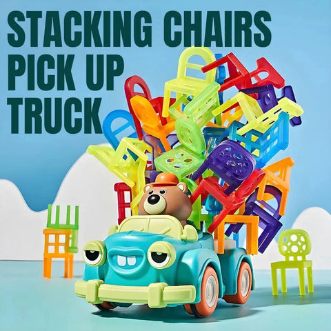 Sky Blue Stacking Chairs Pickup Truck – A Fun Ride for Busy Kids HALSON ENTERPRISE sg-11134201-22100-qfidcgss27ivae.webp Games and Puzzles