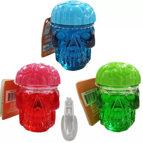 Dark Salmon Candy Toy KT Skull Slime Candy CT0979 Spooky Sweet Fun HALSON ENTERPRISE skullcandy2.jpg Candy