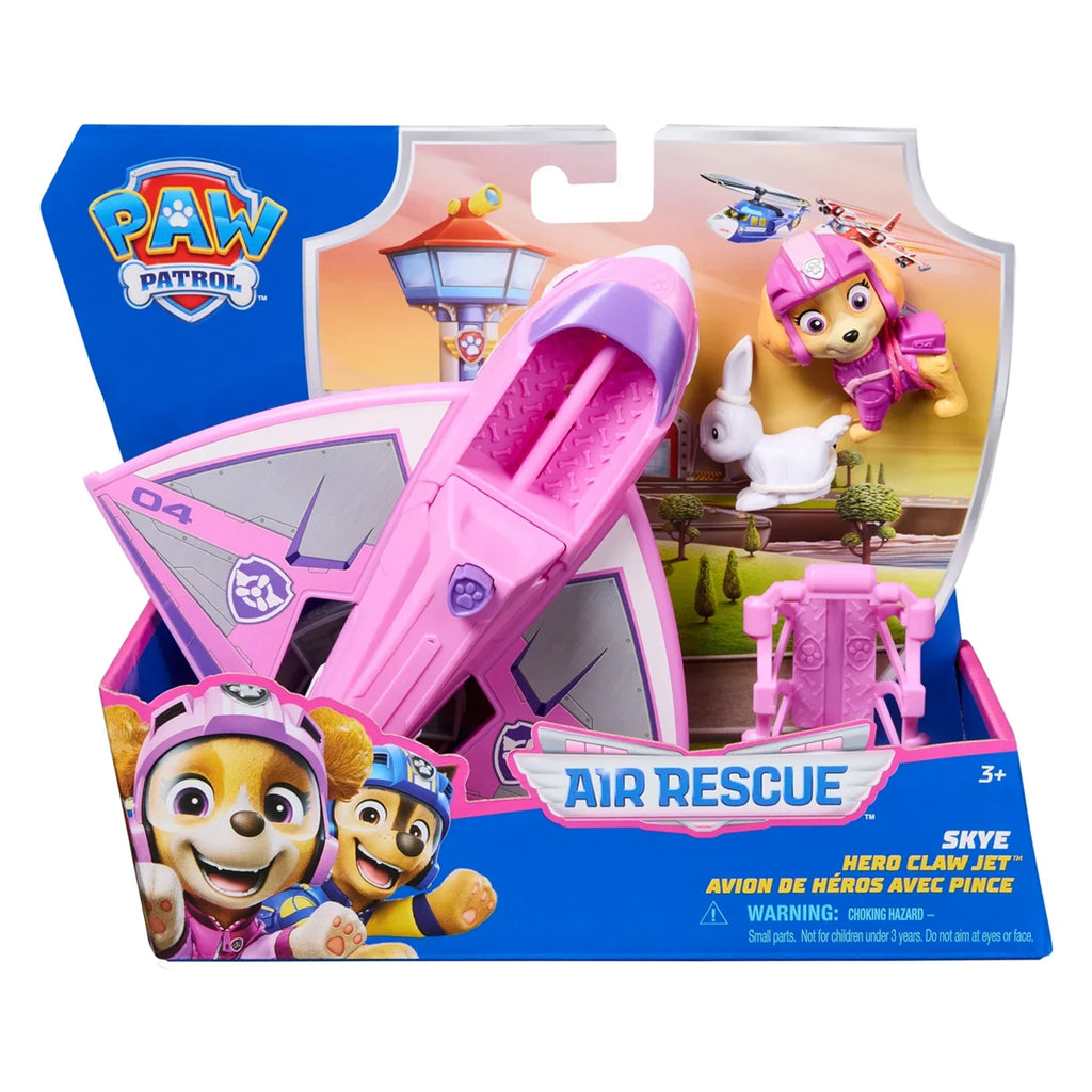 White Smoke Paw Patrol Air Rescue Skye HALSON ENTERPRISE skyeheroclawjet.webp Action Figures and Play Sets