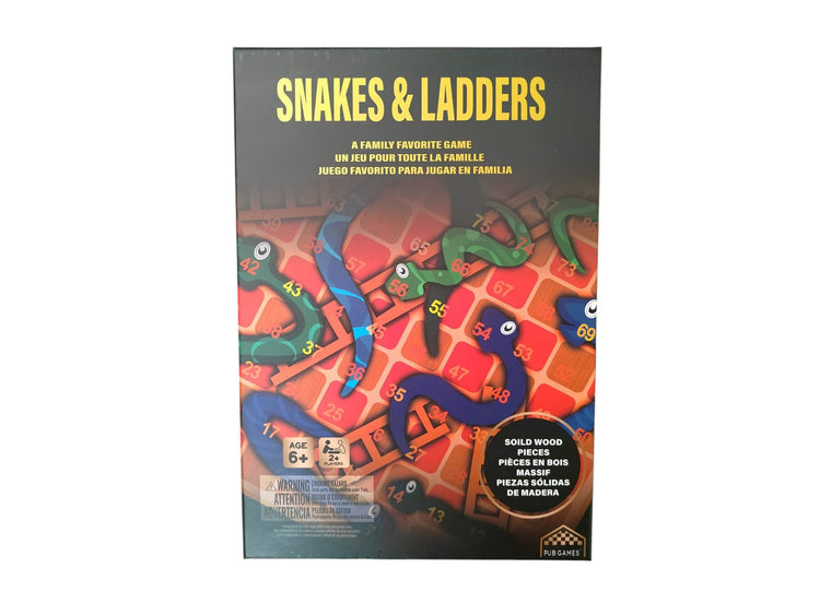 Dim Gray Snakes and Ladders Game Wooden Version HALSON ENTERPRISE sn11-Photoroom.jpg Games and Puzzles
