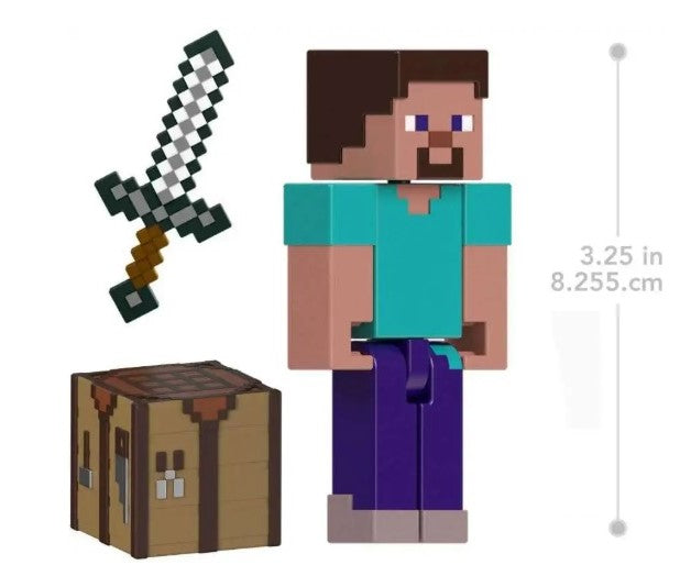 White Smoke Minecraft Action Figure Steve HALSON ENTERPRISE st1.jpg Action Figures and Play Sets
