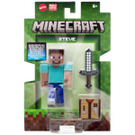 White Smoke Minecraft Action Figure Steve HALSON ENTERPRISE steve.webp Action Figures and Play Sets