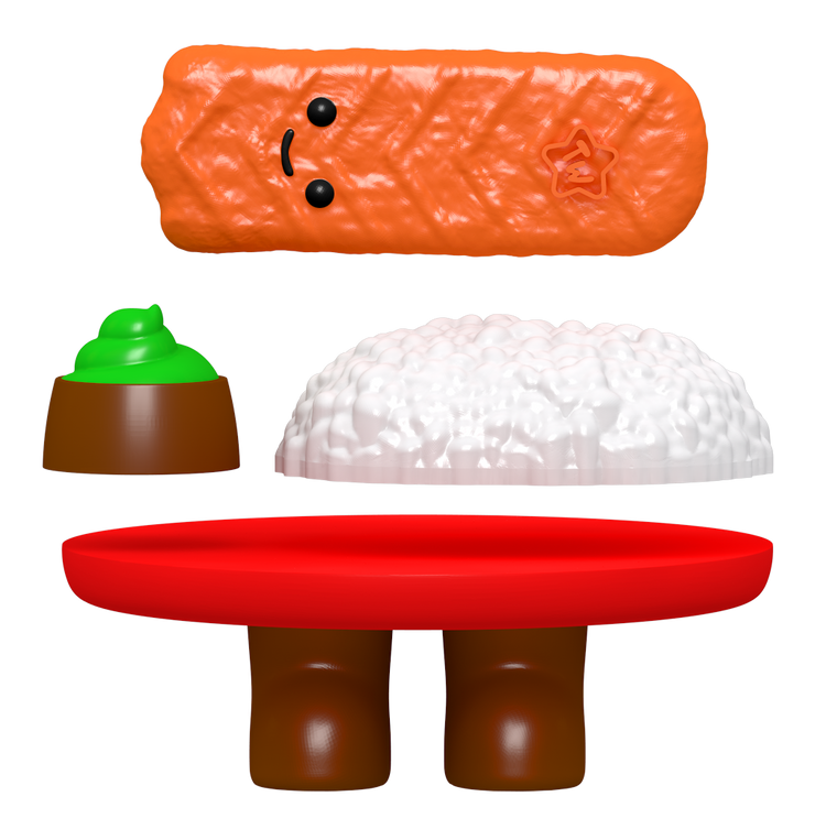 Black Taba World Sushi Stack Squishy 855425 HALSON ENTERPRISE sush.png Arts and Crafts