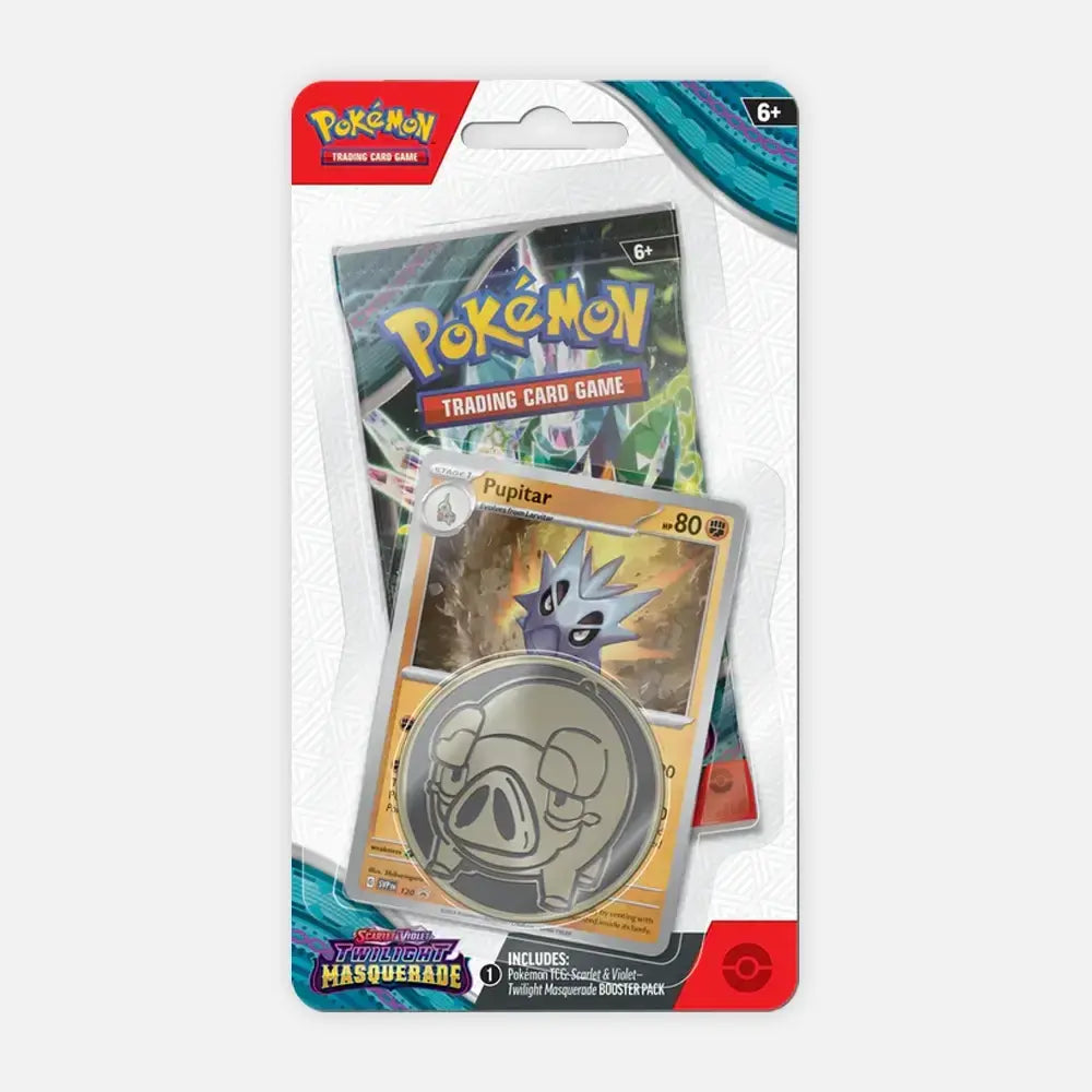 White Smoke Pokemon Twilight Masquerade Booster Pack HALSON ENTERPRISE twilight-masquerade-checklane-blister-pupitar.webp Collectibles