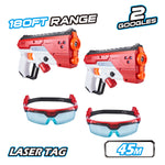 Dark Slate Gray XSHOT Laser360° Double Laser Blaster Pack 36280 (2 Laser Blasters, 2 Goggles) by ZURU HALSON ENTERPRISE x-shot_-_1_36280.jpg Battling Toys