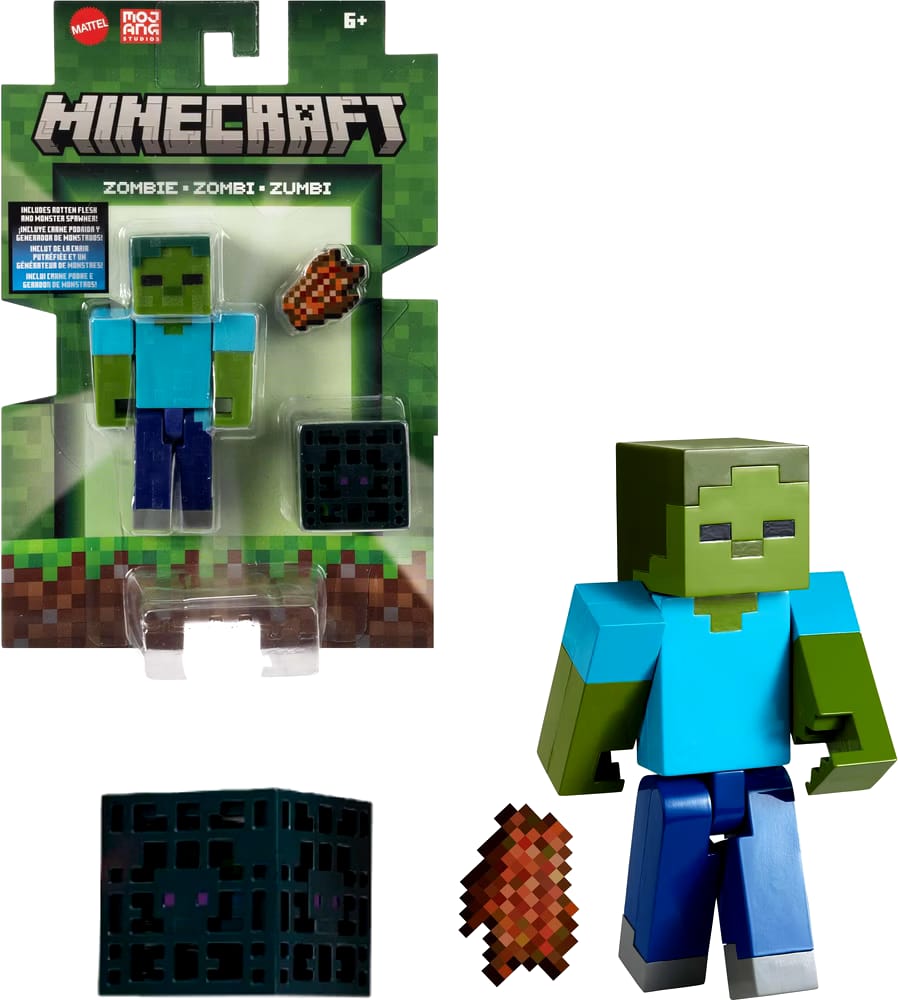 White Smoke Minecraft Action Figure Zombie HALSON ENTERPRISE zombie.jpg Action Figures and Play Sets