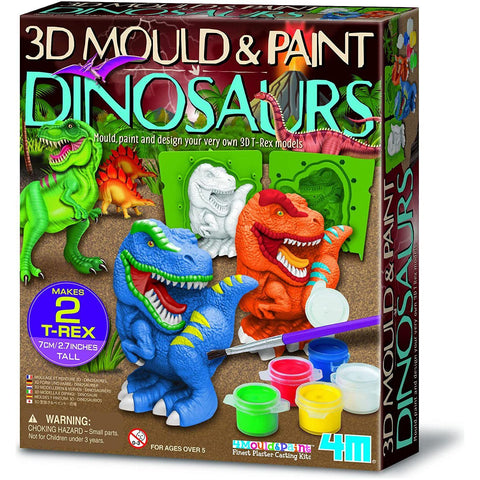 Dark Slate Gray 4M 3D Mould Paint Dinosaurs 4777 – Fossils You Can Paint Toyzoona 4m-3d-mould-paint-dinosaurs-4777-toyzoona-1.jpg Educational