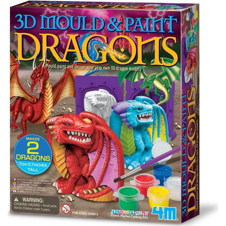 Dim Gray Let the Dragon Roar with 4M 3D Mould Paint 04783 Toyzoona 4m-3d-mould-paint-dragon-04783-toyzoona-1.jpg Educational