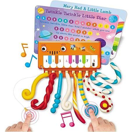 Light Gray 4M Dough Piano Toyzoona 4m-dough-piano-toyzoona-3.jpg Educational