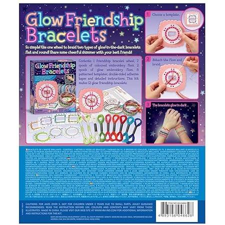 Steel Blue 4M Glow Friendship Bracelets 4662 – Make, Wear, and Share Toyzoona 4m-glow-friendship-bracelets-4662-toyzoona-4.jpg Educational
