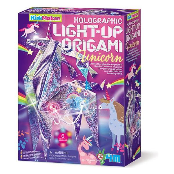 Rosy Brown Glow Like Never Before with 4M Light Up Unicorn 04776 Toyzoona 4m-holographic-light-up-unicorn-04776-toyzoona-1.jpg Educational