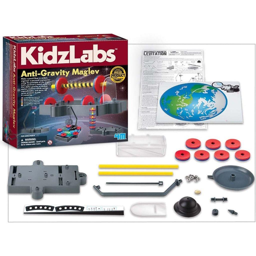 Light Gray 4M Kidz Labs Anti Gravity Maglev Toyzoona 4m-kidz-labs-anti-gravity-maglev-toyzoona-4.jpg Educational