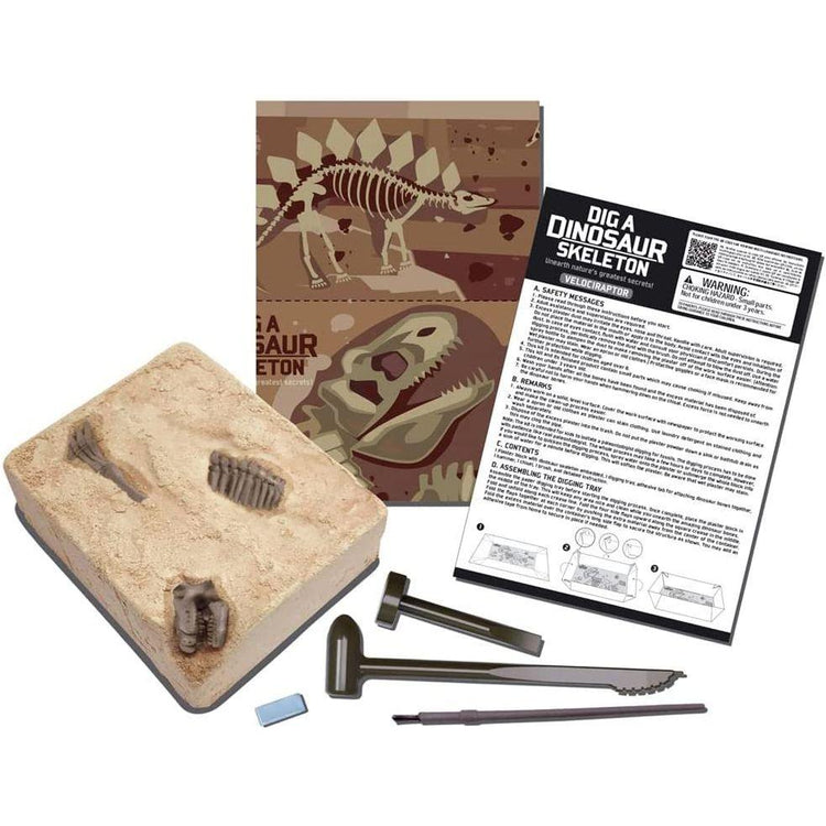 Rosy Brown 4M Kidz Labs Dig A Velociraptor Toyzoona 4m-kidz-labs-dig-a-velociraptor-toyzoona-3.jpg Educational