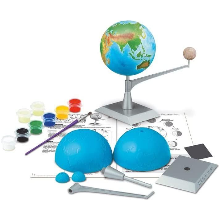 Light Gray 4M Kidz Labs Earth Moon Model Making Toyzoona 4m-kidz-labs-earth-moon-model-making-toyzoona-4.jpg Educational