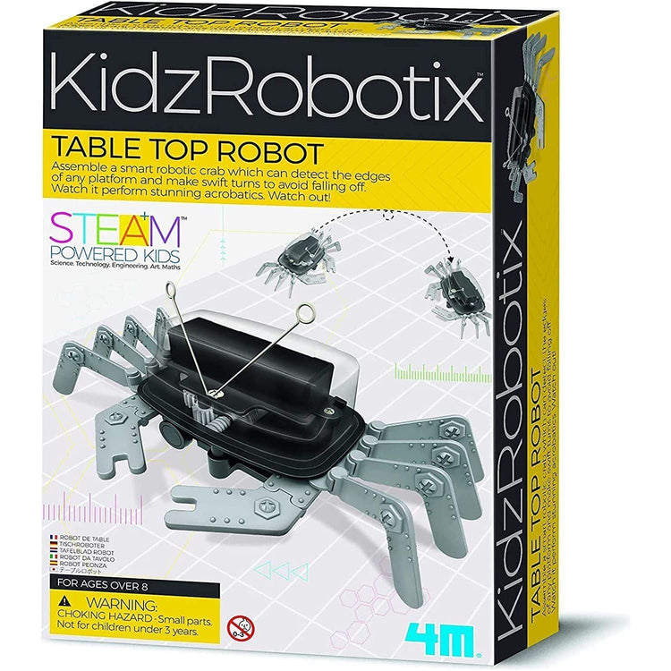 Light Gray 4M Kidzrobotix Table Top Robot Toyzoona 4m-kidzrobotix-table-top-robot-toyzoona-1.jpg Educational