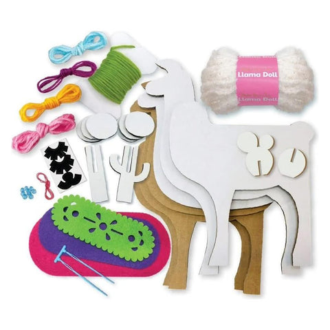 Gray Stitch Your Buddy with 4M Llama Doll Kit 04755 Toyzoona 4m-make-your-own-llama-doll-04755-toyzoona-1.jpg Educational
