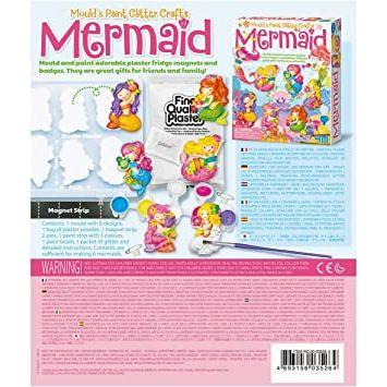 Light Gray 4M Mould And Paint Glitter Mermaid – Sparkling Sea Craft Toyzoona 4m-mould-and-paint-glitter-mermaid-toyzoona-4.jpg Educational