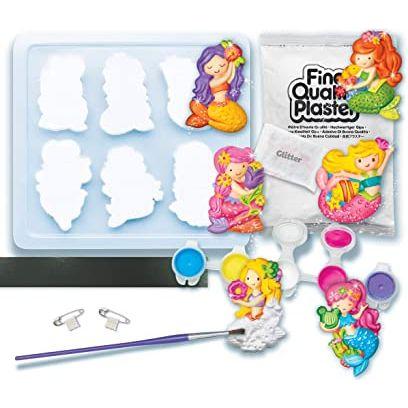 Lavender 4M Mould And Paint Glitter Mermaid – Sparkling Sea Craft Toyzoona 4m-mould-and-paint-glitter-mermaid-toyzoona-5.jpg Educational