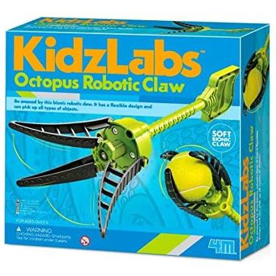 Light Sea Green Grab and Learn with 4M Octopus Claw Kit 03434 Toyzoona 4m-octopus-robotic-claw-03434-toyzoona-1.jpg Educational