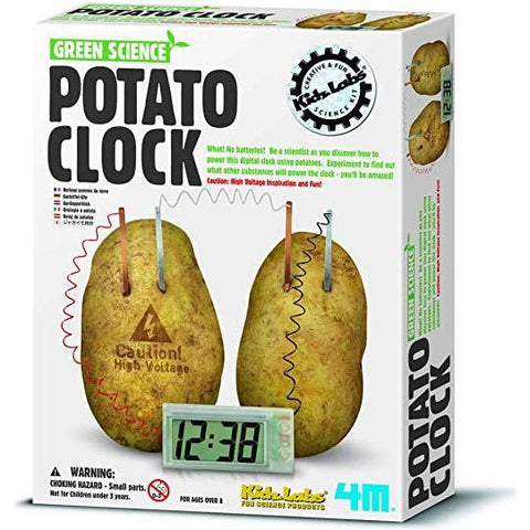 Beige 4M Potato Clock 3275 – Power from the Pantry Toyzoona 4m-potato-clock-3275-toyzoona-1.jpg Educational