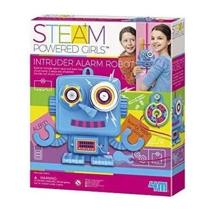 Gray 4M Steam Intruder Alarm Robot – DIY Security That Teaches Toyzoona 4m-steam-intruder-alarm-robot-toyzoona-1.jpg Educational