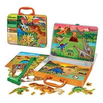 Dark Khaki Ancient Fun with 4M Dinosaur Magnet Kit Toyzoona 4m-thinking-kits-dinosaur-magnets-toyzoona-1.jpg Educational
