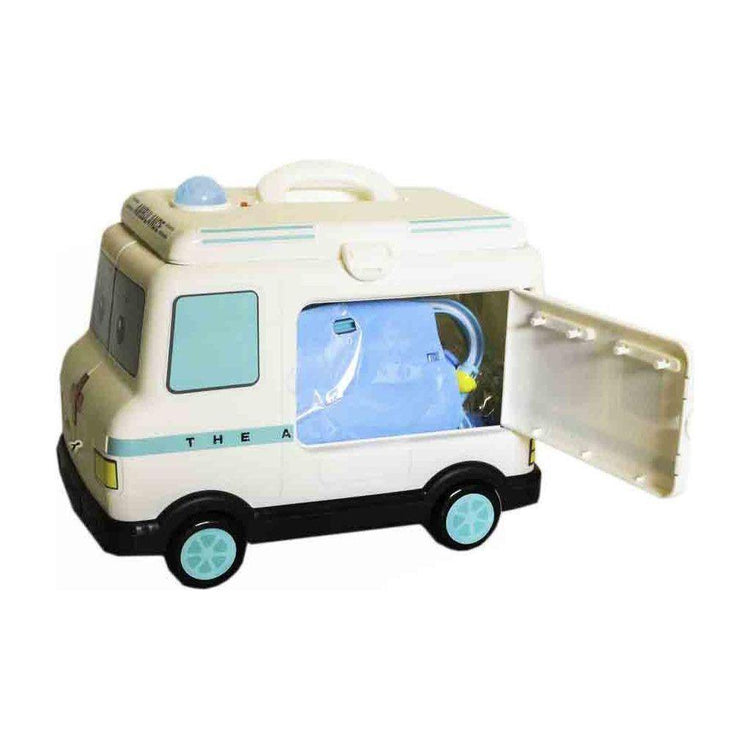 Light Gray Rush to Action with the Ambulance Blue A155318 Toy Toyzoona ambulance-blue-a155318-toyzoona-2.jpg Pretend Play and Play Sets