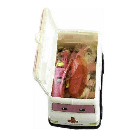 Light Gray Ambulance Pink A155320 Toyzoona ambulance-pink-a155320-toyzoona-1.jpg Pretend Play and Play Sets