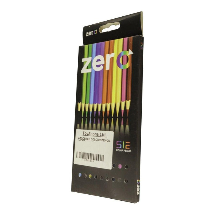 Dark Slate Gray Assorted Colour Pencil 12Pcs Toyzoona assorted-colour-pencil-12pcs-toyzoona-3.jpg Stationary, Arts and Crafts