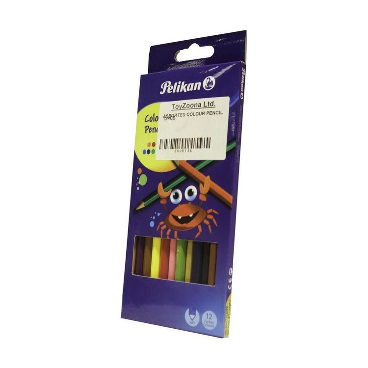 Dark Slate Gray Assorted Colour Pencil 12Pcs Toyzoona assorted-colour-pencil-12pcs-toyzoona-4.jpg Stationary, Arts and Crafts