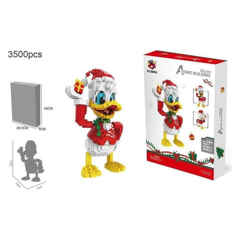 Light Gray Donald Duck Toy Building Kit – Model 8832-2 Toyzoona atomic-building-donald-duck-8832-2-toyzoona.jpg Building and Construction