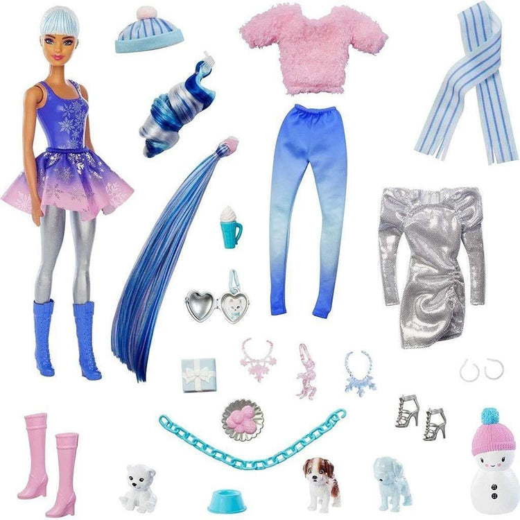 Light Gray Barbie Advent Calender HBT74 - Countdown Fun Toy for Kids TOYZOONA LIMITED barbie-advent-calender-hbt74-toyzoona-3.jpg Dolls and Playsets
