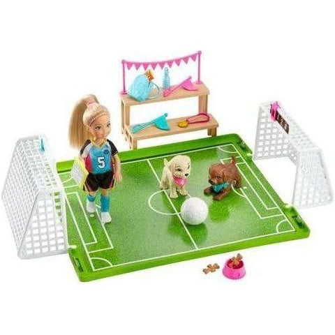Gray Barbie Chelsea Soccer Play Set - Kick Off Creative Play Moments Toyzoona barbie-chelsea-soccer-play-set-toyzoona-1.jpg Dolls and Playsets