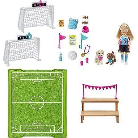 Light Gray Barbie Chelsea Soccer Play Set - Kick Off Creative Play Moments Toyzoona barbie-chelsea-soccer-play-set-toyzoona-6.jpg Dolls and Playsets