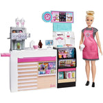 Light Gray Barbie Coffee Shop GMW03 - Playful Café Set for Children TOYZOONA LIMITED barbie-coffee-shop-gmw03-toyzoona-1.jpg Dolls and Playsets