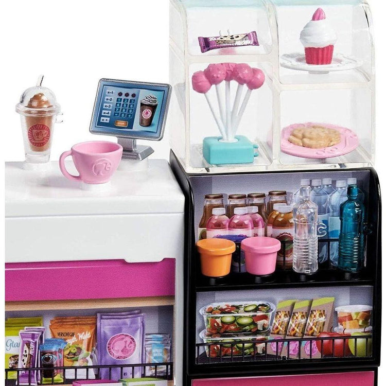 Dark Slate Gray Barbie Coffee Shop GMW03 - Playful Café Set for Children TOYZOONA LIMITED barbie-coffee-shop-gmw03-toyzoona-3.jpg Dolls and Playsets