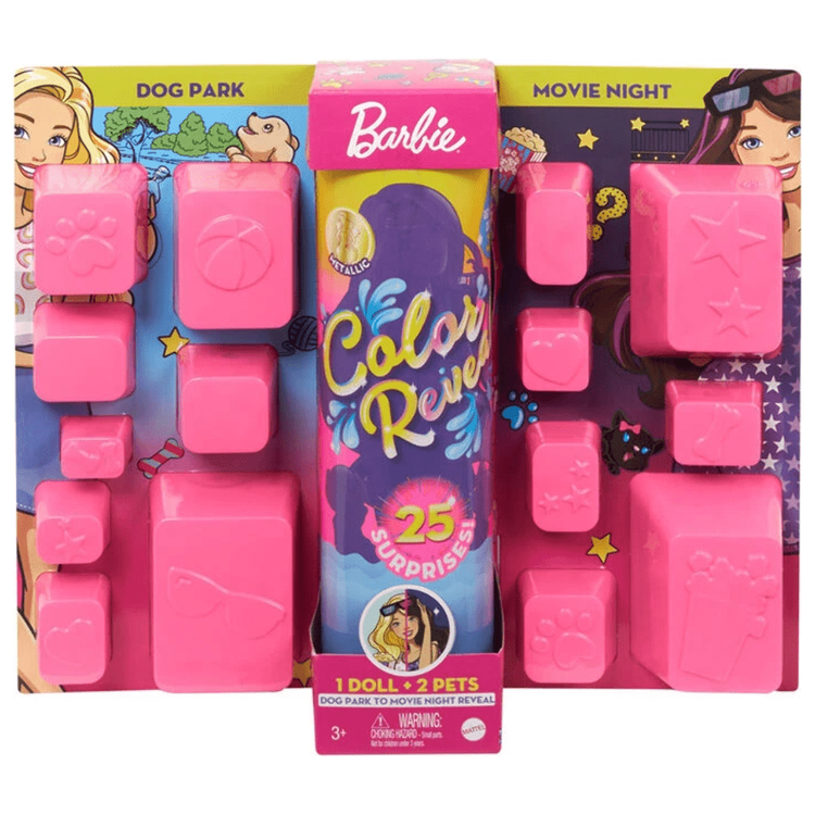 Pale Violet Red Barbie Colour Reveal GPD54 - Water‑Activated Surprise Doll TOYZOONA LIMITED barbie-colour-reveal-gpd54-toyzoona-1.png Dolls and Playsets