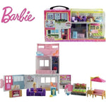 Gray Barbie Mini Barbie House DVT70 - Compact Dollhouse for Children Toyzoona barbie-mini-barbie-house-dvt70-toyzoona.jpg Dolls and Playsets