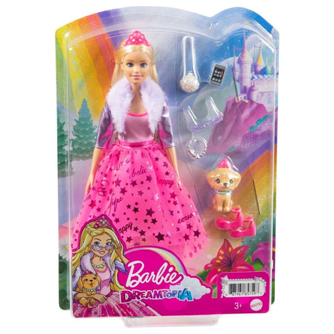 Rosy Brown Barbie Princess GML76 - Magical Dress-Up Doll for Girls TOYZOONA LIMITED barbie-princess-gml76-toyzoona-1.jpg Dolls and Playsets