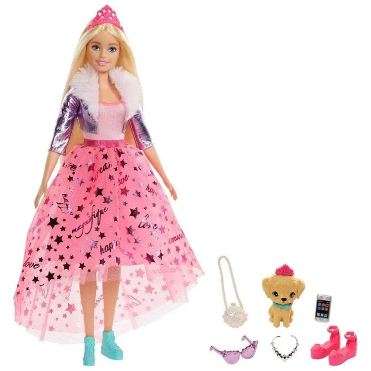 Light Pink Barbie Princess GML76 - Magical Dress-Up Doll for Girls TOYZOONA LIMITED barbie-princess-gml76-toyzoona-4.jpg Dolls and Playsets