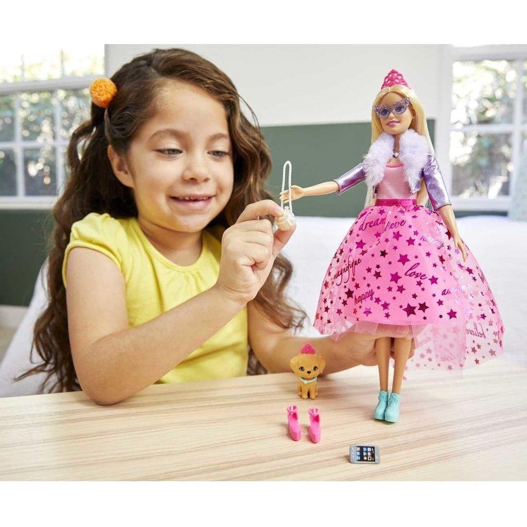 Buy Barbie Princess Doll for Girls with Sparkling Royal Fashion