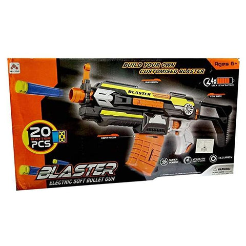 Black Blaster Ele Gun SB409 - Electric Soft Bullet Blaster Toyzoona blaster-ele-gun-sb-409-toyzoona-1.jpg Battling Toys