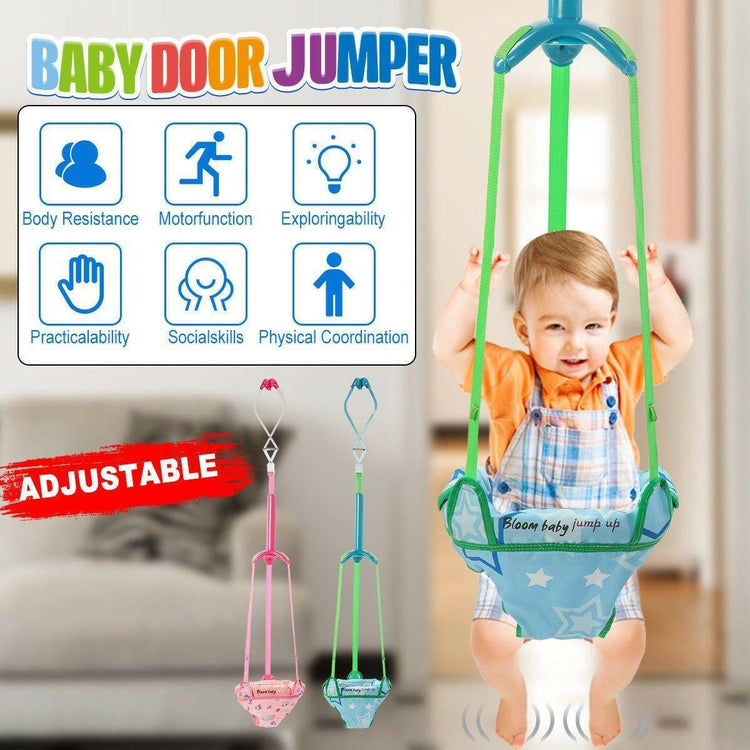 Gray Bloombaby Door Jumper Toyzoona bloombaby-door-jumper-toyzoona.jpg Infant Toys