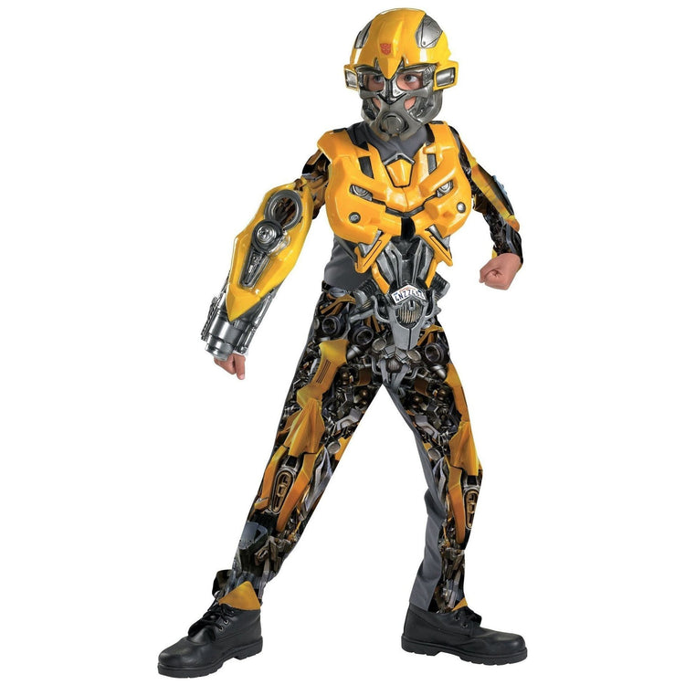 Dark Slate Gray Bumblee Costume And Mask for Young Transformer Fans Toyzoona bumblee-costume-and-mask-toyzoona-1.jpg Costume, Dress Up and Apparel