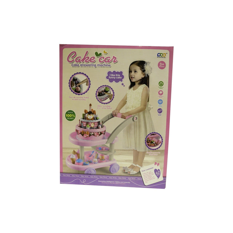 Rosy Brown Bake Play and Sing Along with the Cake Cart Music Toy Toyzoona cake-cart-music-toyzoona-1.jpg Pretend Play and Play Sets