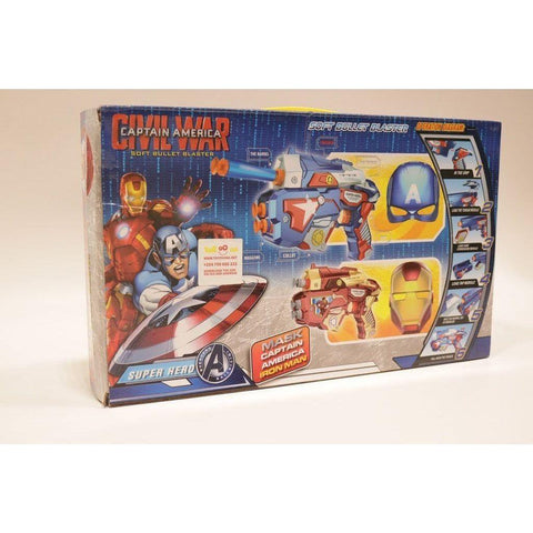 Light Gray Captain America Hero Gun SB272A - Toy Blaster for Kids Toyzoona captain-america-gun-sb272a-toyzoona-1.jpg Battling Toys